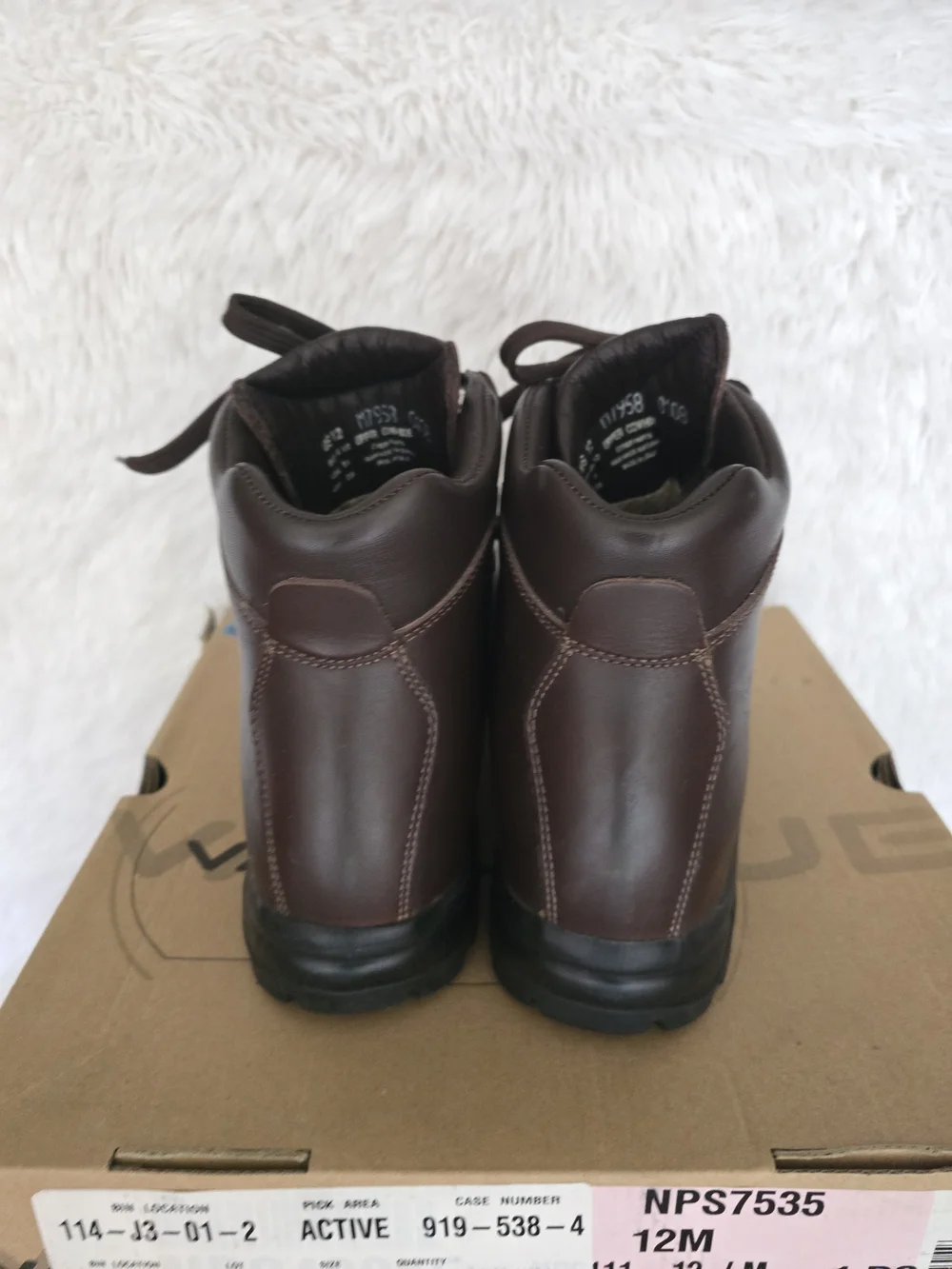 Vasque Brown Leather Men's Hiking Boots